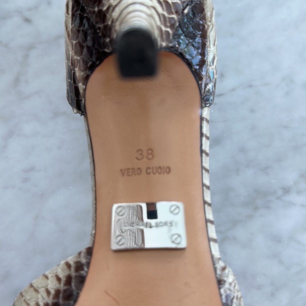 Michael Kors Collection Python Heels Size 38/8 - image 7